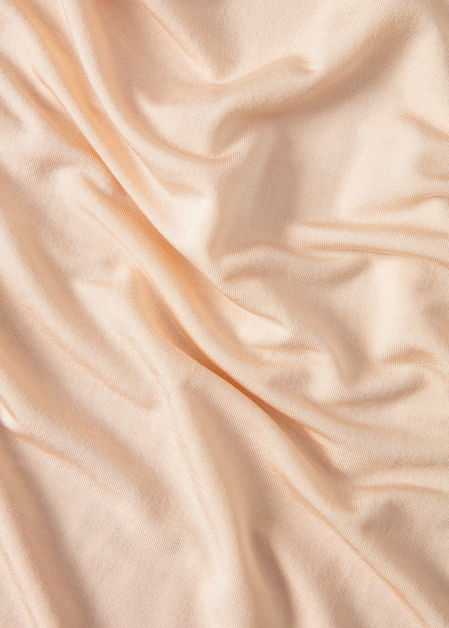 SANNE Beige lång underklänning - Beige 2 - Indiska
