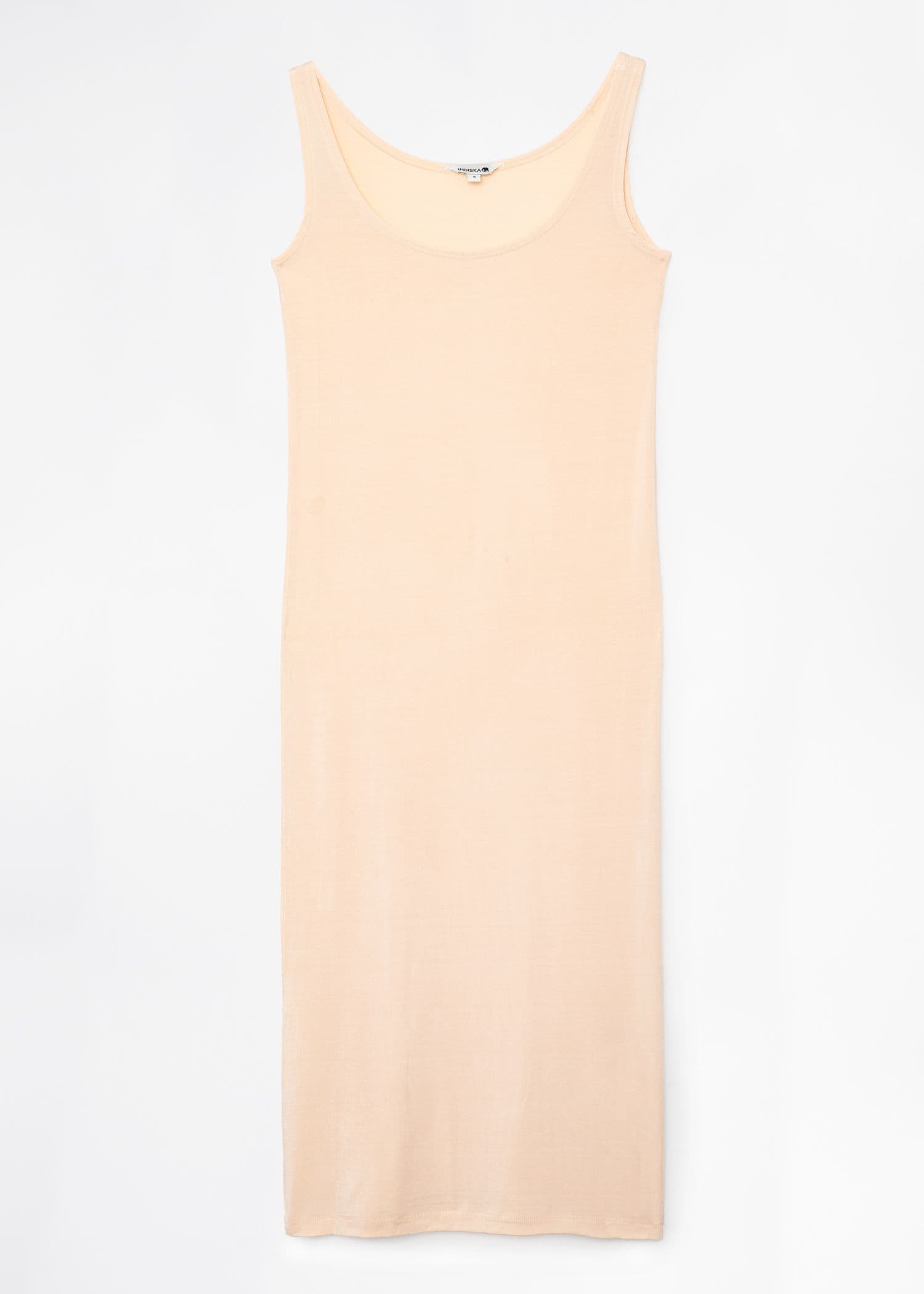 SANNE Beige lång underklänning - Beige 1 - Indiska