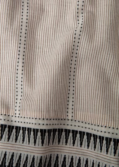 DONNA Jakardikuvioidut housut - Beige 5 - Indiska