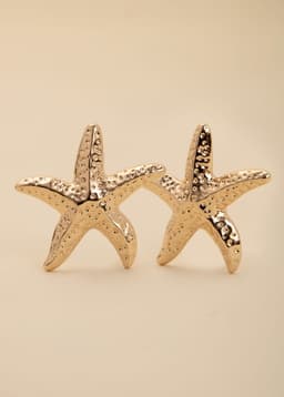 SEA STAR EARRINGS - GOLD