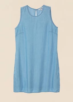 KAMRYN TENCEL TUNIC - BLUE