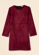 ALINA DRESS - BURGUNDY