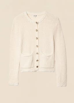 SOLANA CARDIGAN - WHITE