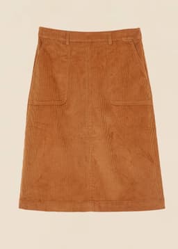 ALLY SKIRT - BROWN