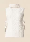 STINA CABLE VEST - BEIGE