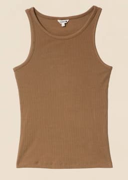 HARLOW TOP - BROWN