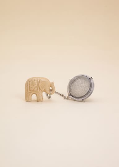 ELEPHANT Norsu-teesuodatin - Beige 1 - Indiska