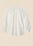 Taytum lace blouse - WHITE