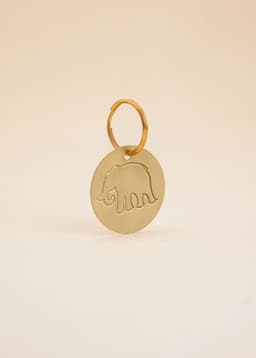 BRASS KEY DECO - ELEPHANT