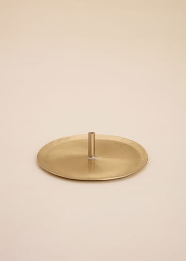 BRASS Messinkinen suitsukepidike - Kulta 1 - Indiska