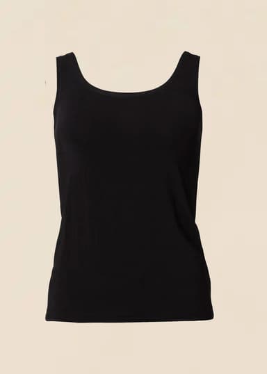 LUNA Elastisk tanktopp - Svart 1 - Indiska
