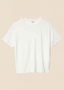 LISA LINEN TEE - WHITE