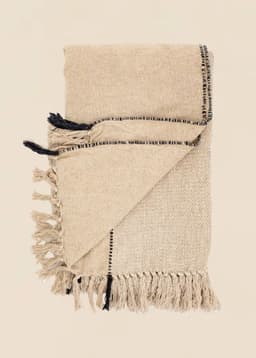 TEKLA THROW - BEIGE