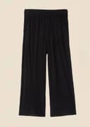 ELSIE CROPPED PANTS - Black