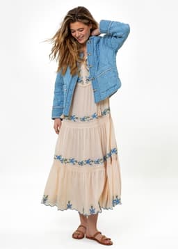 PADDY TENCEL JACKET  - BLUE