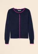 PAULA CARDIGAN - NAVY