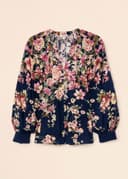 CORALIE BLOUSE - BLUE