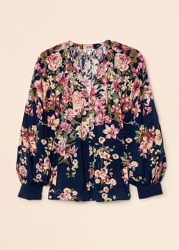 CORALIE BLOUSE - BLUE