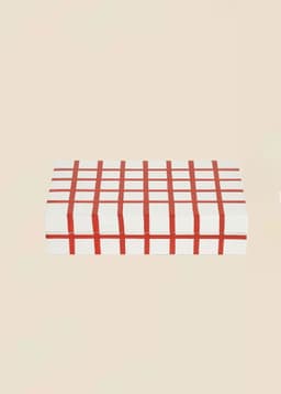 Kashmir box L - WHITERED