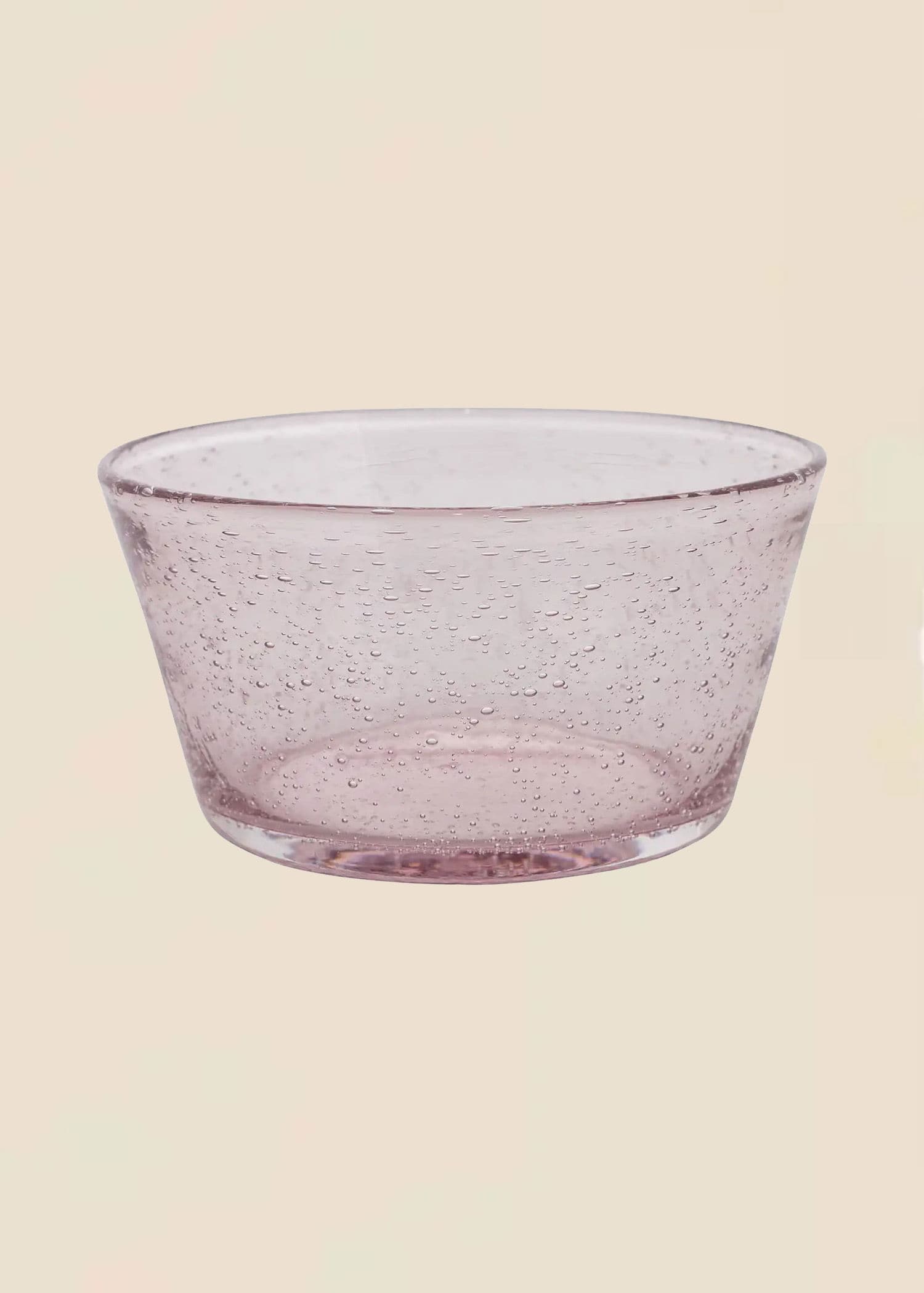 ANVI Glassbolle med bobler - Rosa 1 - Indiska