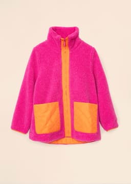 PIA PILE JACKET - PINK