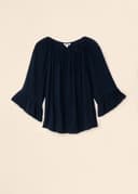 DOLLIE BLOUSE - BLUE