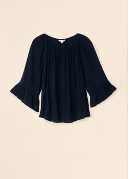 DOLLIE BLOUSE - BLUE