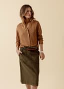 ALVA CARDIGAN - BROWN