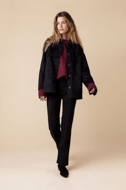 MOLLY STRAIGHT PANT - Black