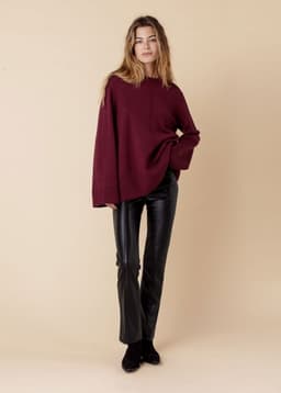 LENA FLARED PANT - Black