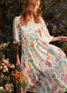 CORNELIA DRESS - GREEN