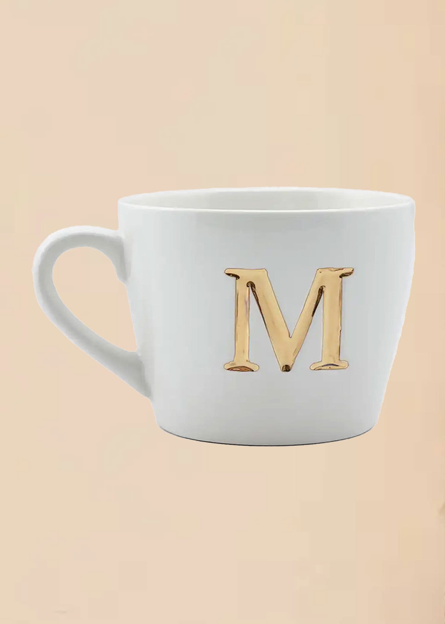 MO1 Mugg med bokstav - M NO - Indiska