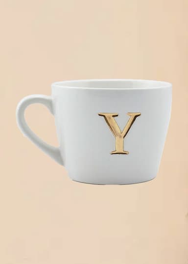MO1 Mugg med bokstav - Y NO - Indiska