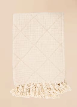 ELBA THROW - WHITE