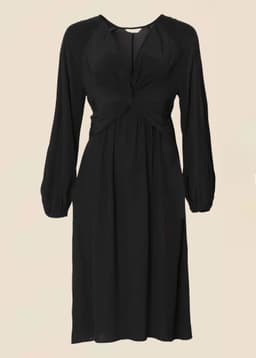 Rowan solid dress - Black