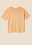 LISA LINEN TEE - BEIGE