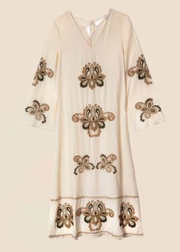AZIZA DRESS - BEIGE