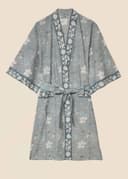 Viny Robe - FLORALSWIRLBLUE