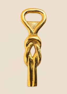 ROPE BOTTLE OPENER - BRASS
