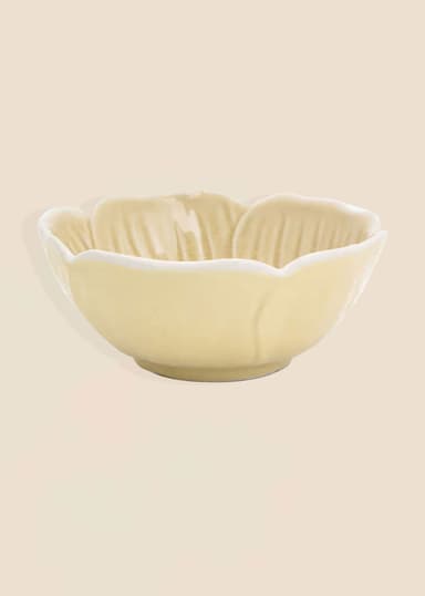 FLOWER Blomformad skål - Beige 1 - Indiska