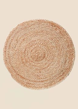 JUTE ROUND PLACEMAT - NATURAL