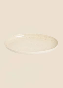 MATHILDA SERVING TRAY - CREMESPECKLED