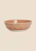 MATHILDA DECO PASTA BOWL - DUSTYPINK