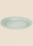 MATHILDA SCALLOP SERVING TRAY - DustyBlue