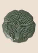 FLOWER PLATE - GREEN