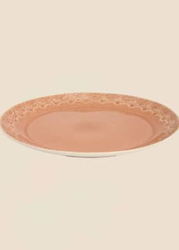 MATHILDA DECO SERVING TRAY - DUSTYPINK