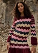 SANDRA DRESS - BURGUNDY