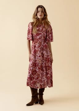 KRISTEN DRESS - RED