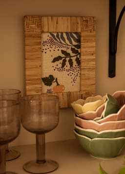 RATTAN PHOTO FRAME - NATURAL