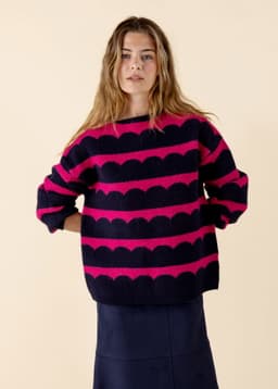 AMELIA SWEATER - NAVY